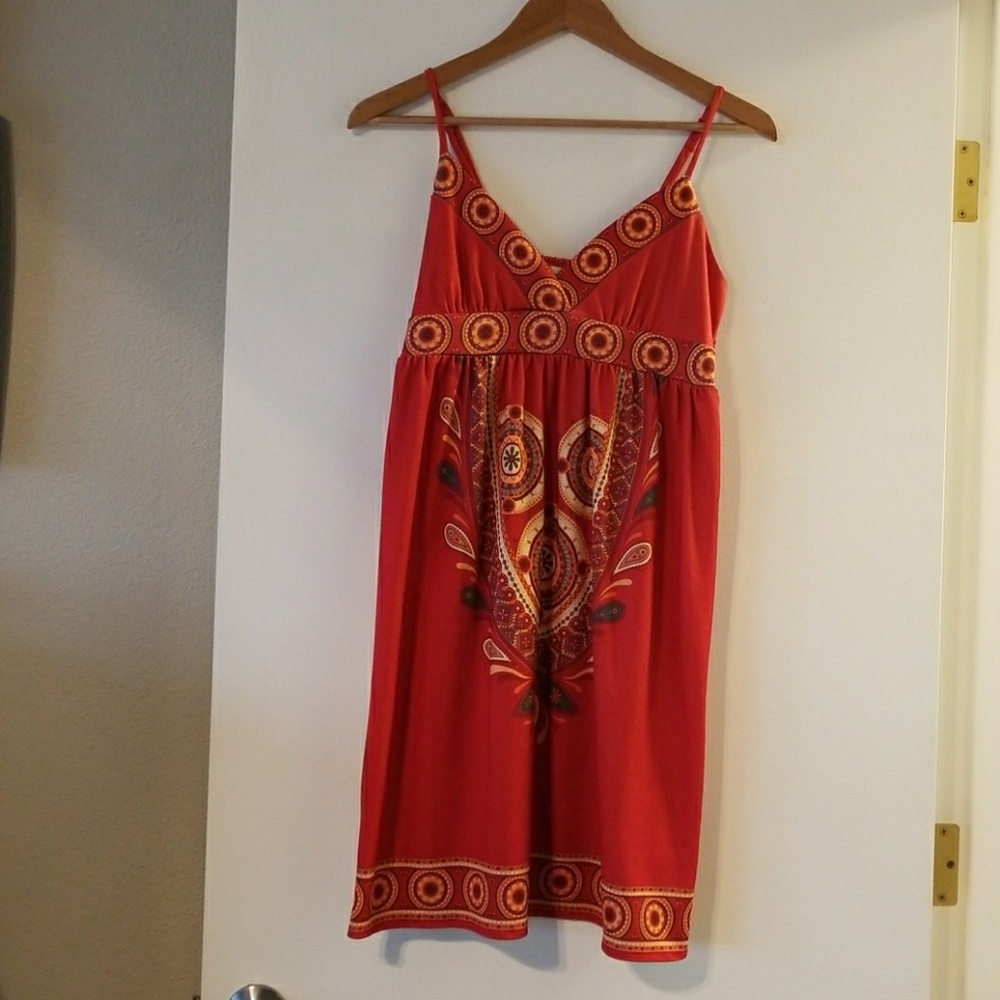 Jewel Toned Spaghetti Strap Dress